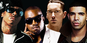 Lil Wayne, Eminem, Kanye West et Drake collaborent