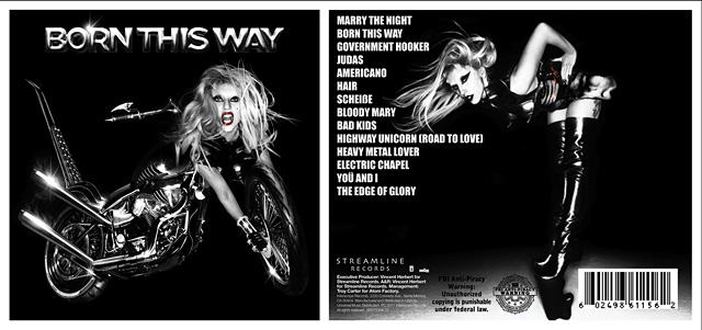Lady Gaga : Born This Way, tracklist de l'album