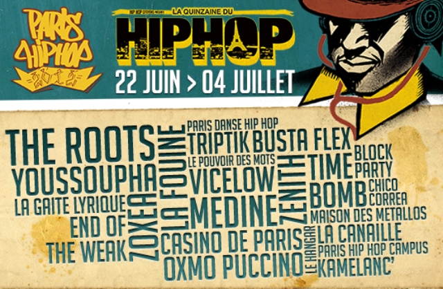 Festival Paris Hip Hop : programmation (The Roots, Youssoupha, La Fouine...)