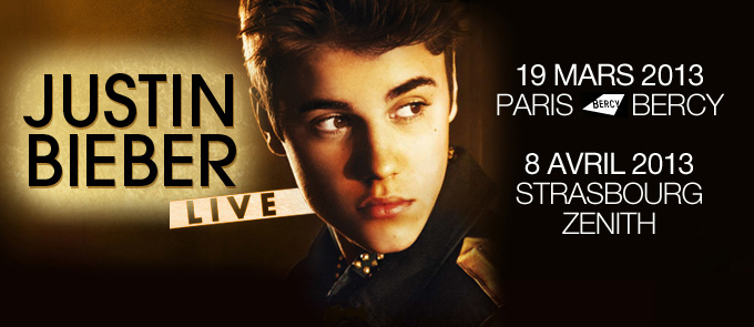 Justin Bieber : places de concert en prévente pour 2013