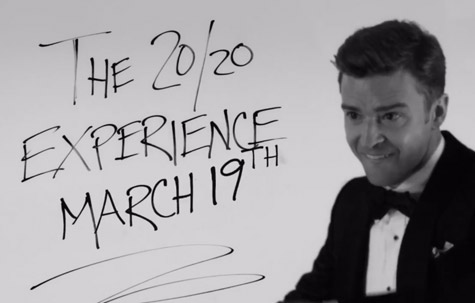 Justin Timberlake : The 20/20 Experience sortira le 18 mars (vidéo Suit & Tie)