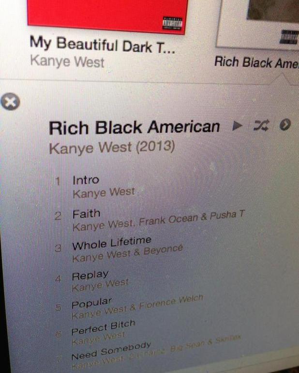 Kanye West : Rich Black American, titre du nouvel album ?